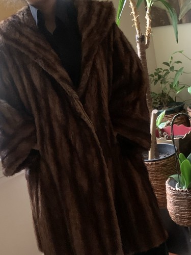 Manteau fourrure naturelle - manteau,