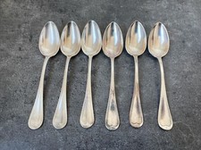 6 Anciennes Cuillères À