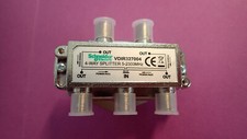 SCHNEIDER VDIR327004 - Repartiteur Antenne TV 1 entrée 4 sorties avec Support