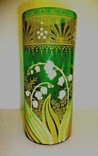 Vase rouleau ancien en verre