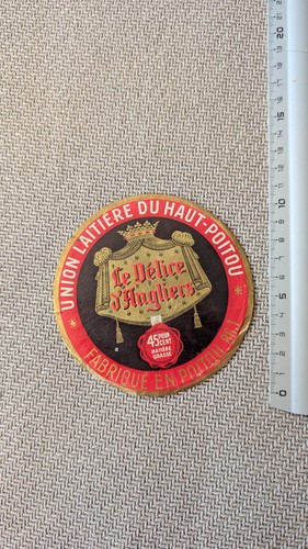 étiquette ancienne délice - Étiquette,