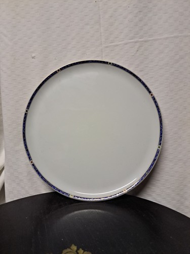 Plat haviland filet - plat, bleu