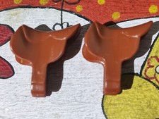 PLAYMOBIL x2 MONTURES MARRON