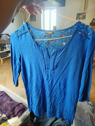 Shirt femme bleu - 👕,