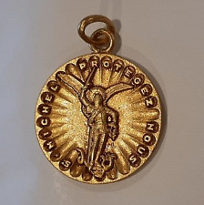 Médaille 23mm Parachutiste SAINT MICHEL légion BEP REP TAP PARA ORIGINAL bronze