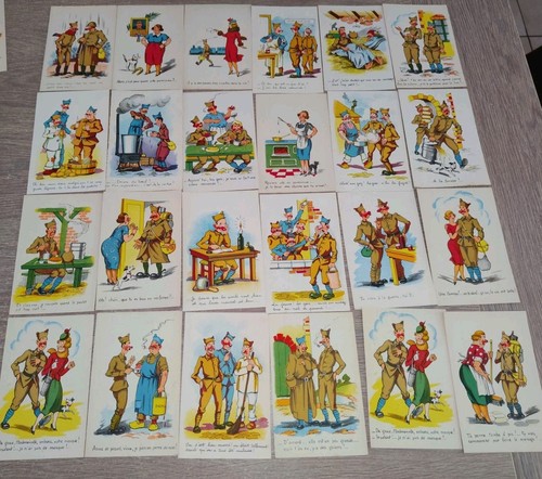 Lot carte postale - 24,