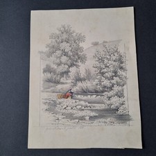 Dessin Ancien 1885 Près De