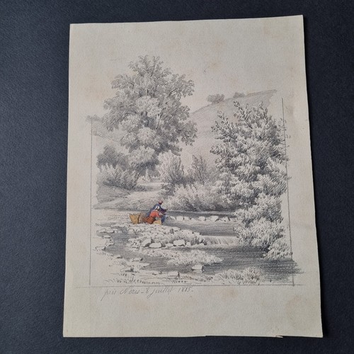 Dessin ancien 1885 près - dessin,