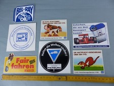 Lot de 7 autocollants Sticker BEL-RAY VAG VW AUDI PIRELLI Aufkleber VINTAGE C12