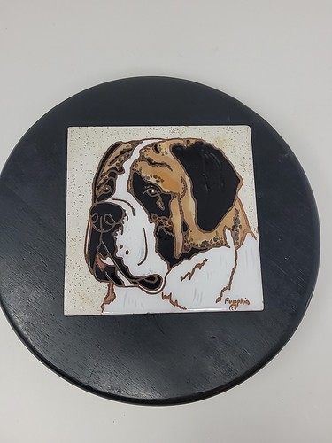 Saint bernard dog - bernard, hand