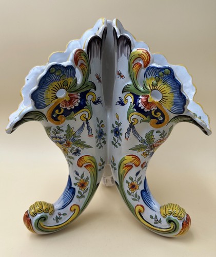 Ancien vase corne abondance - vase,