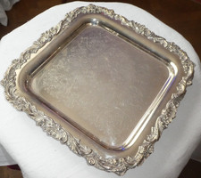 SUPERBE PLATEAU EN METAL