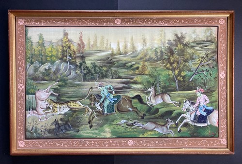 Peinture moghol scène de - peinture,