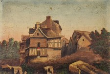 Huile Sur Toile Non Signé