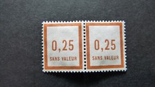 FRANCE 2 TIMBRES FICTIFS  N°  F8 Neuf *