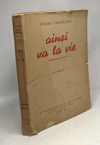 Ainsi vie chanlaine - vie, |