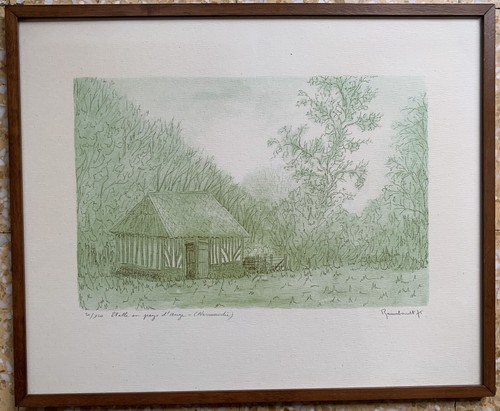 Normandie photogravure - normandie,