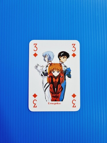 Evangelion rare blu card - evangelion,
