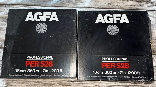 Lot bandes agfa 18cm - de, 2