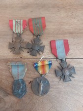 Lot de 5 Médailles militaire