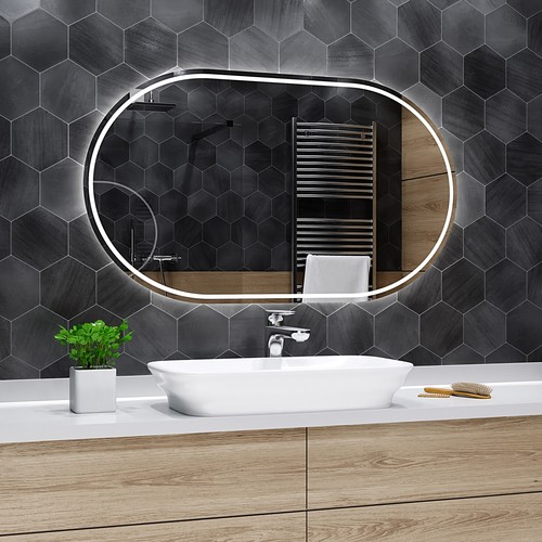 Miroir led avec - miroir,