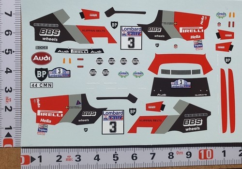 Decals audi quattro - decals,