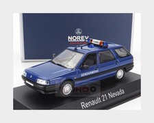 1:43 NOREV Renault R21 Nevada Sw Station Wagon Gendarmerie 1994 Blue NV512138