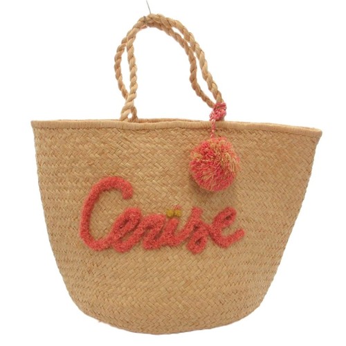 Bonpoint basket bag tote beige - basket,