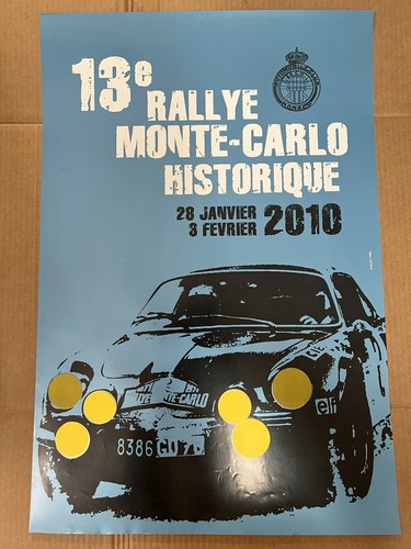 Ancienne affiche 13e - ancienne, rallye