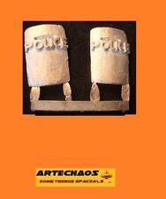 BOUCLIER ANTI EMEUTE /POLICE RIOT SHIELDS/ SCENERY/DECOR MINIATURE P383