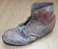 Brodequin seul Allemand WW2 ? A Identifier Francais Anglais US WW1