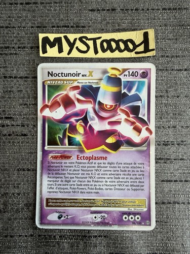 Carte pokémon noctunoir - pokémon, x