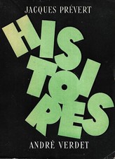 JACQUES PREVERT - ANDRE VERDET - HISTOIRES - ED. DU PRE AUX CLERCS EO 1948 - TBE