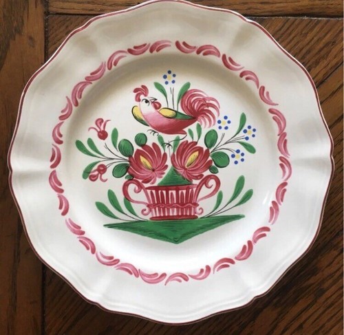 Assiette saint clément coq - assiette,