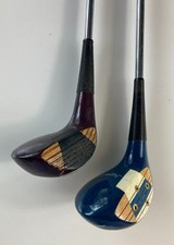 2 Clubs de Golf : Slazenger Californian bois 5 & Dunlop Augusta L Bois 5 Vintage