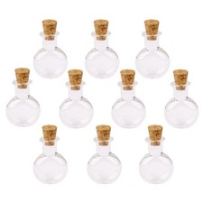 10pcs Mini Flacons En Verre