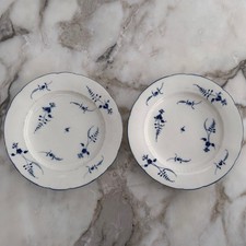 Paire d'assiettes en
