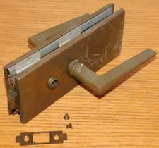 ancien SERRURE POIGNEE en