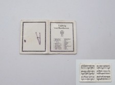 PLAYMOBIL (J1c06) EPOQUE 1900 - Partition de Musique Piano 5551 En l'état