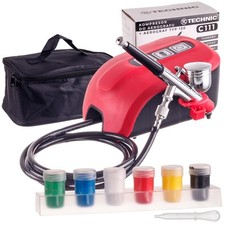 MINI Compresseur Aérographe Aérographe Tuyau Réglage Peintures Compresseur