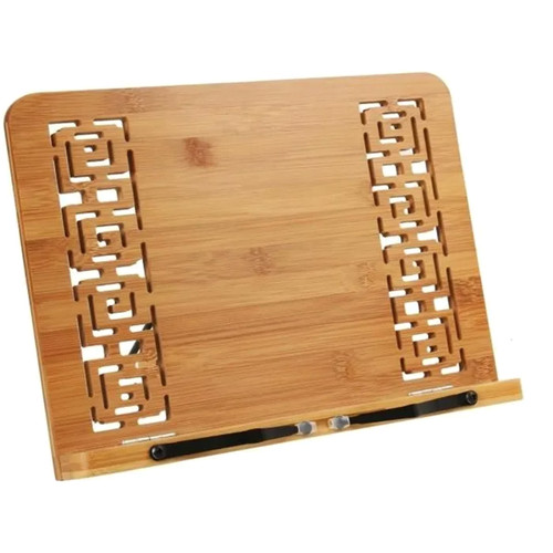 Support livre pliable bambou - livre,