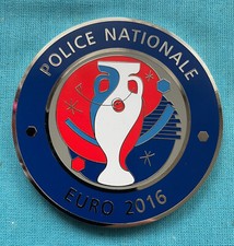 Médaille plaque de table Police Nationale - Football EURO 2016