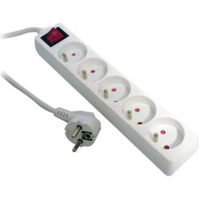 Bloc 5 prises 2p+t 16a +inter