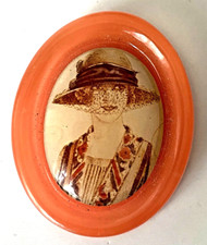 Grande BROCHE vintage FEMME