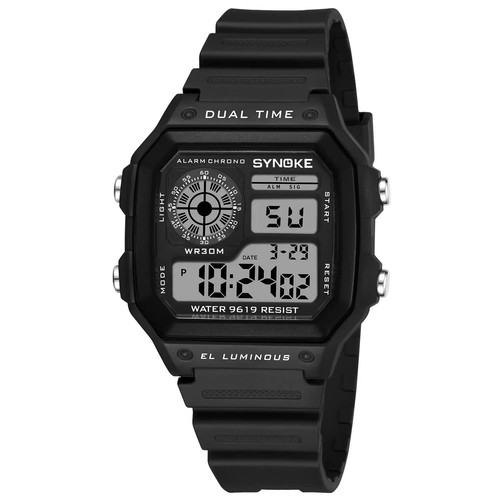 Synoke montre homme digitale - montre,