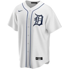 Maillot de Baseball MLB Detroit Tigers Nike Replica Home Blanc pour Homme