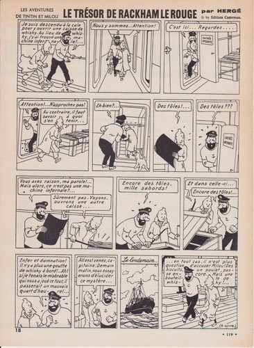 1963 tintin trésor - 64, le