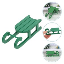  Décor de traîneau en bois