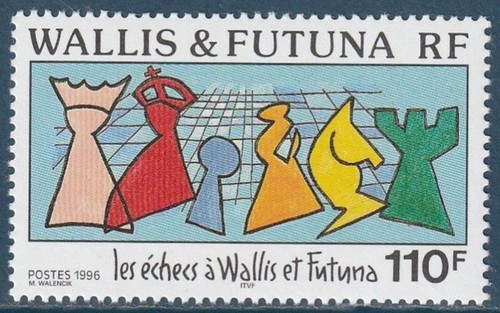 Timbre wallis futuna 492 - timbre, et