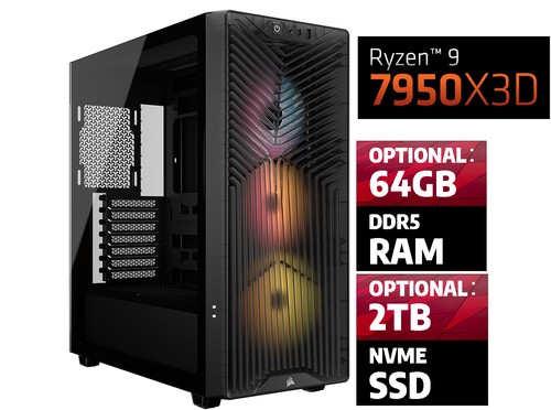 Amd ryzen 7950x3d - ryzen, 64gb